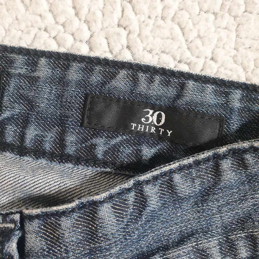 Affliction Los Angeles Jeans Men 30x31 Blake Relaxed Straight Fit Dark Wash - Picture 5 of 15